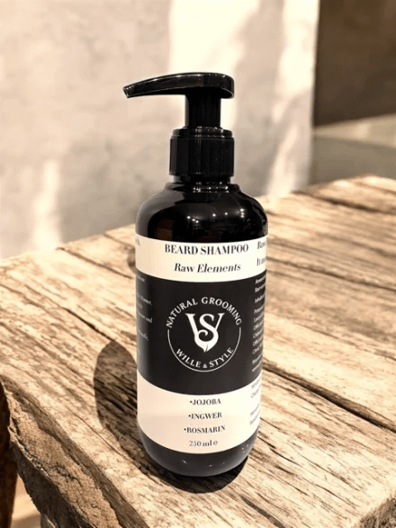 Bartshampoo mit Jojoba und Rosmarin - natürliche Bartpflegprodukte von Wille & Style