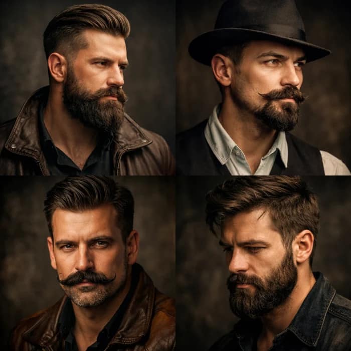 Barttrends 2026 enthüllt: Vollbart, Schnauzer und moderne Bartformen für Männer