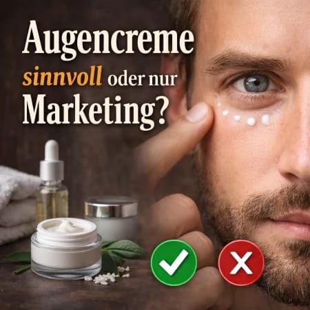 Augencreme sinnvoll oder Marketing? 2 Augencreme für Männer – Wirkung, Inhaltsstoffe und Pflege erklärt
